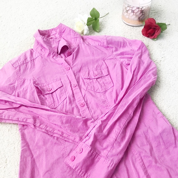 Pink Button Down Shirt - Picture 1 of 1